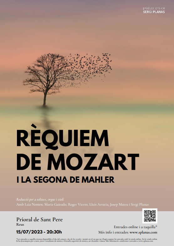 "Rèquiem" de Mozart i la segona de Mahler