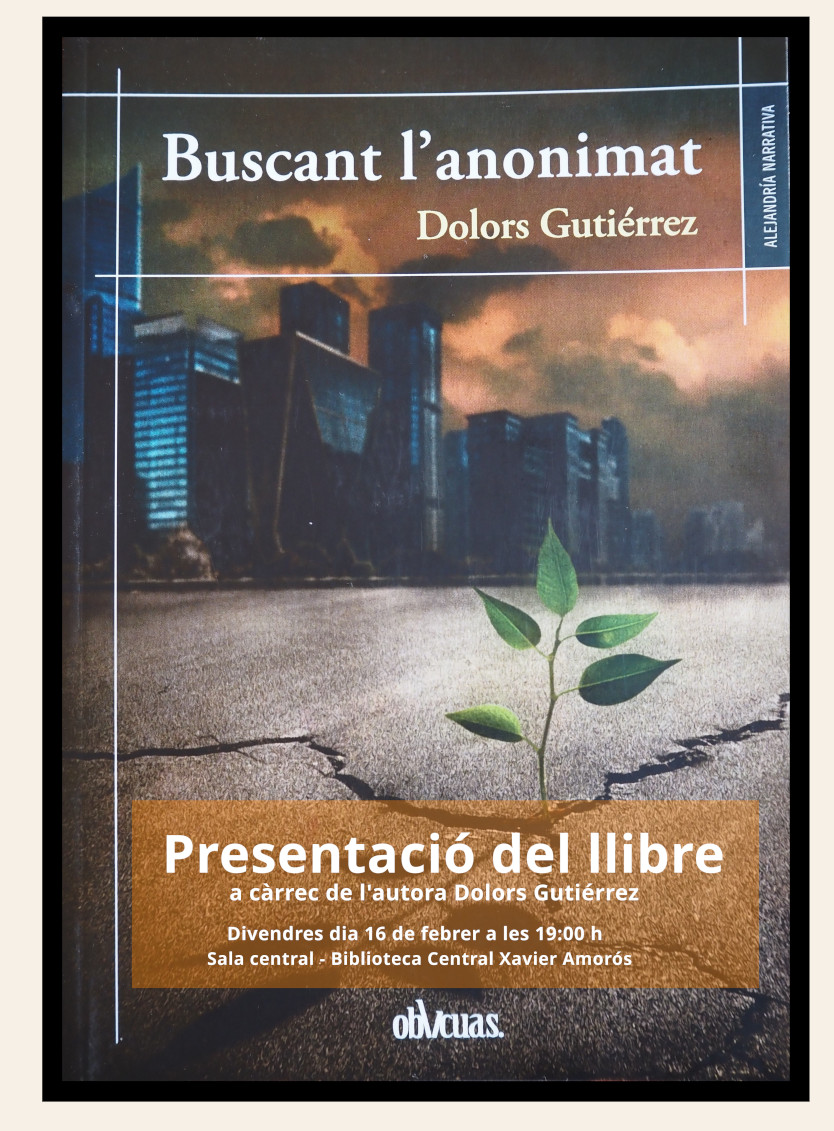 Presentació del llibre "Buscant l'anonimat"