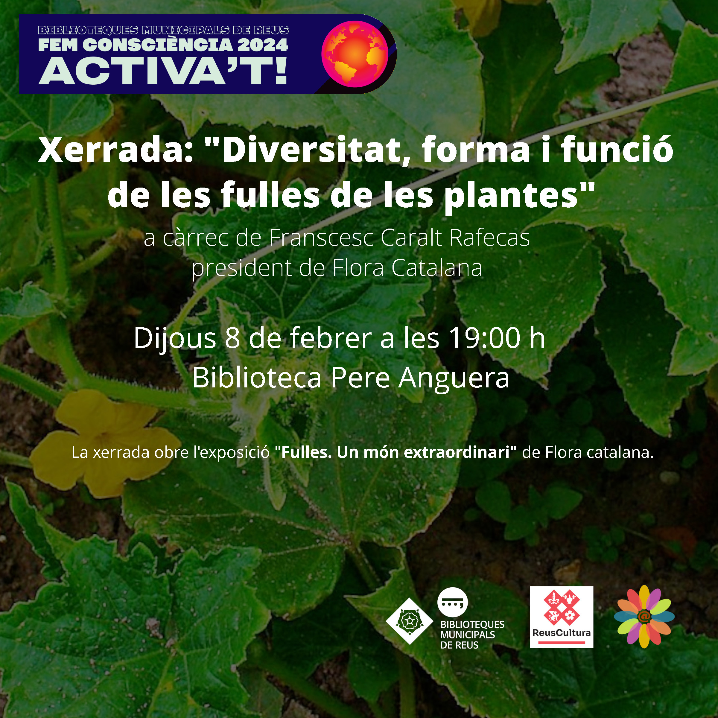 Xerrada "Diversitat, forma i funció de les fulles de les plantes"