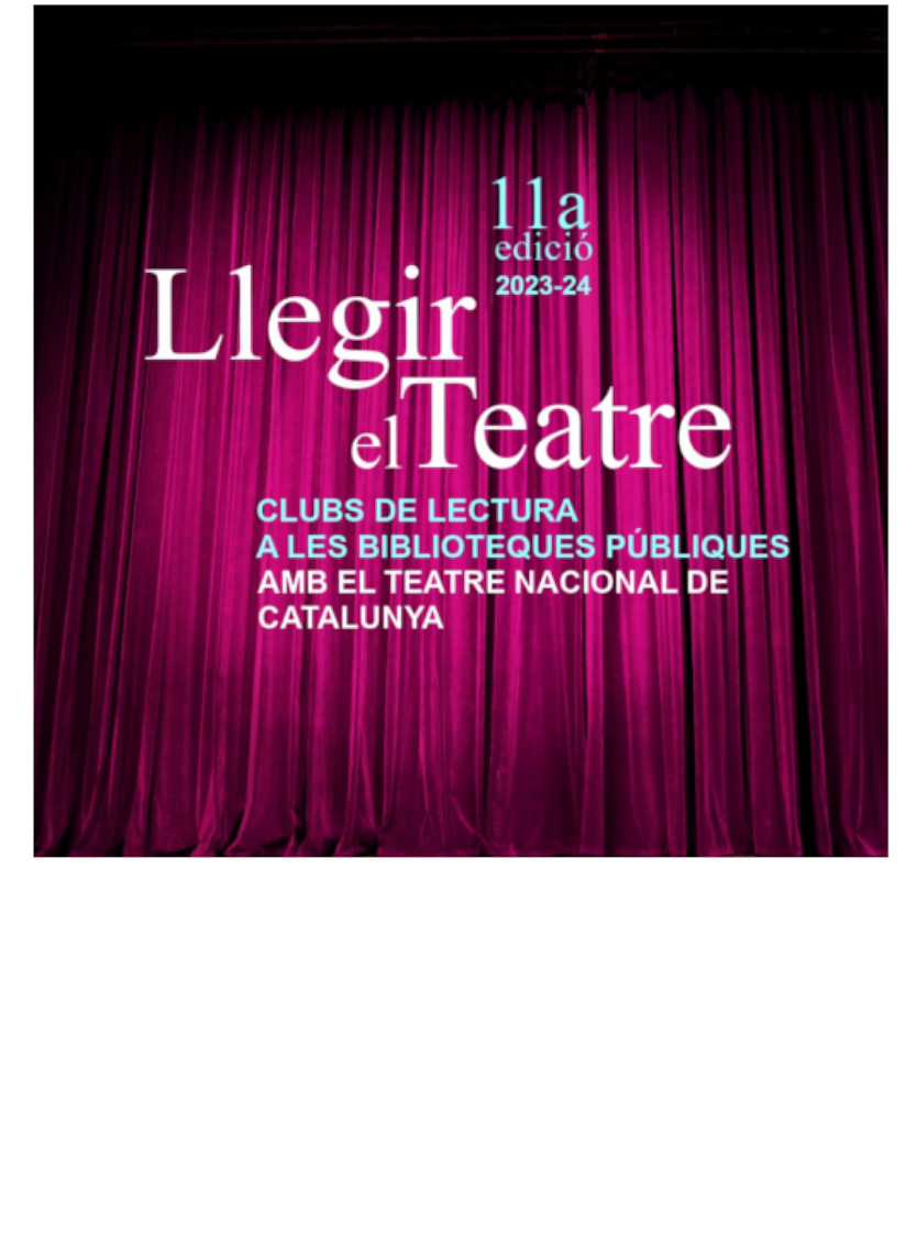 Club de lectura Llegir el teatre