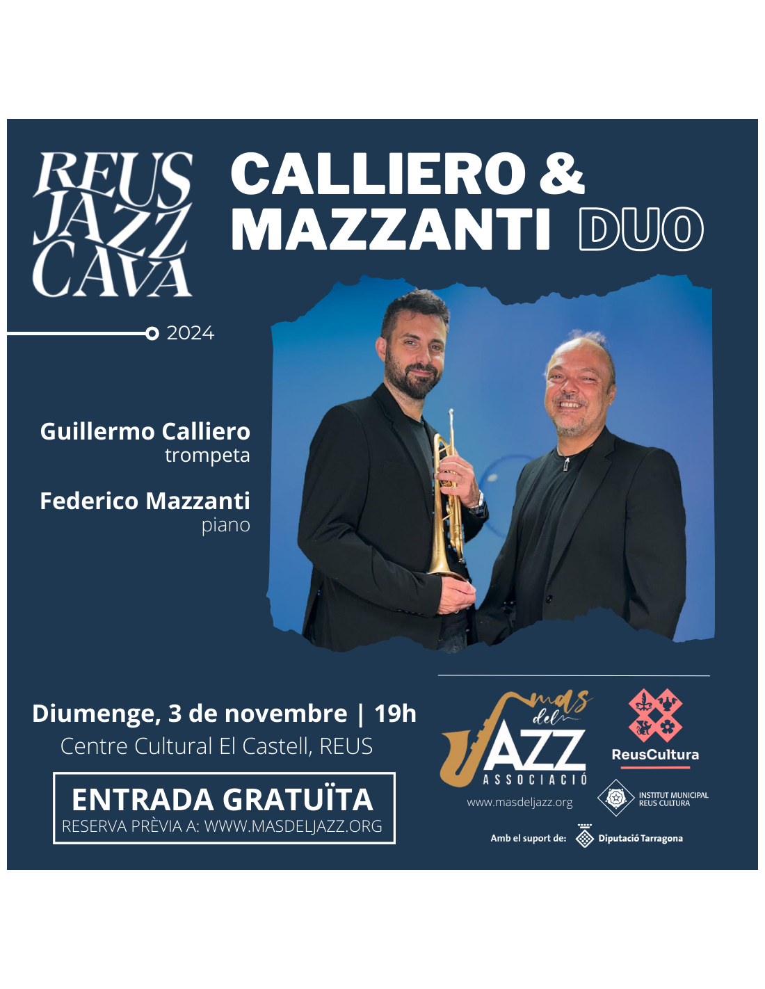 Reus Jazz Cava · Calliero & Mazzanti Duo